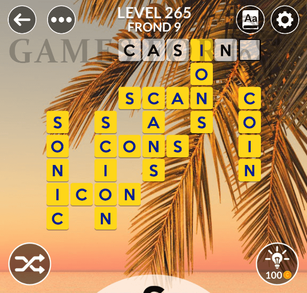Wordscapes Level 265 Answers All Modes Games For Cats
