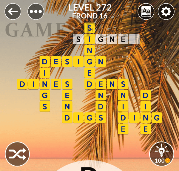 Wordscapes Level 272 Answers All Modes Games For Cats