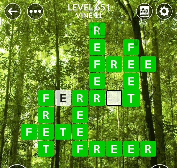 Wordscapes Level 651 Answers All Modes Games For Cats