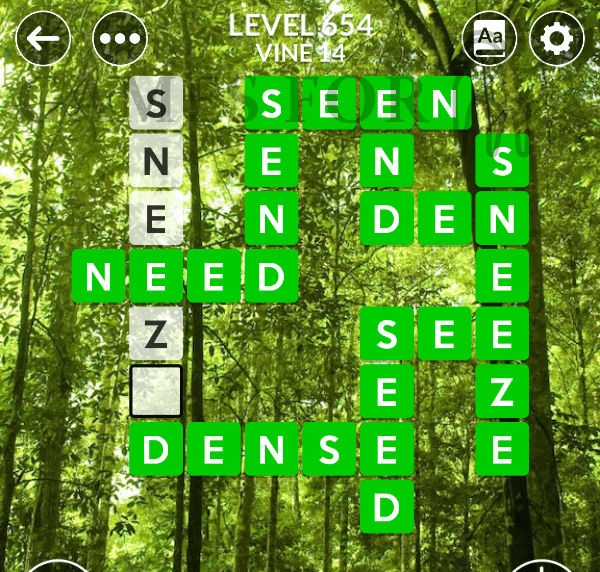 Wordscapes Level 654 Answers All Modes Games For Cats