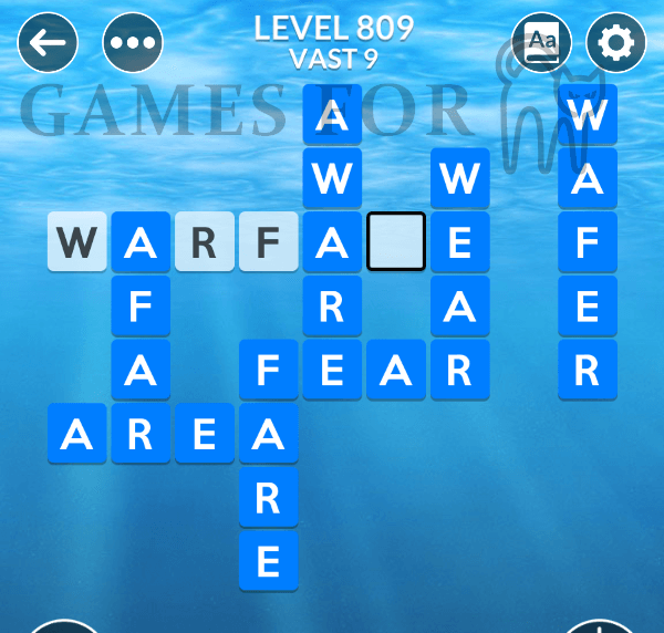 Level 809 Wordscapes Level 809 Wordscapes